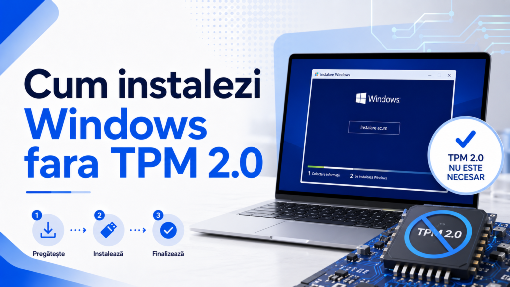 Cum instalezi Windows fără TPM 2.0 pe PC-uri incompatibile