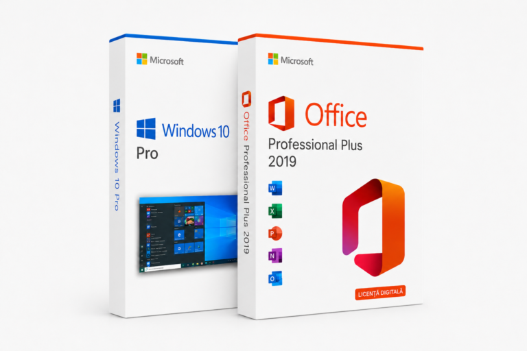 Pachet Licențe Windows 10 Pro + Office 2019 Professional Plus
